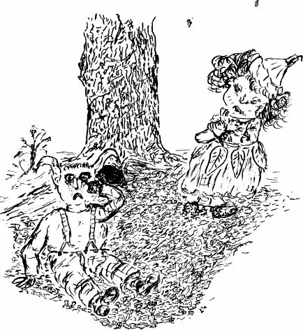 Delilah looks at Big-Lugs