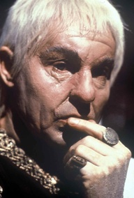 Dr Tadler disguised as an old man (Derek Jacobi)